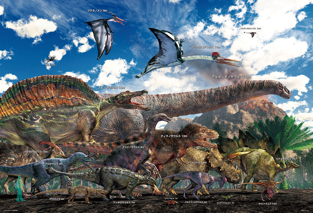 恐竜大きさ比べ