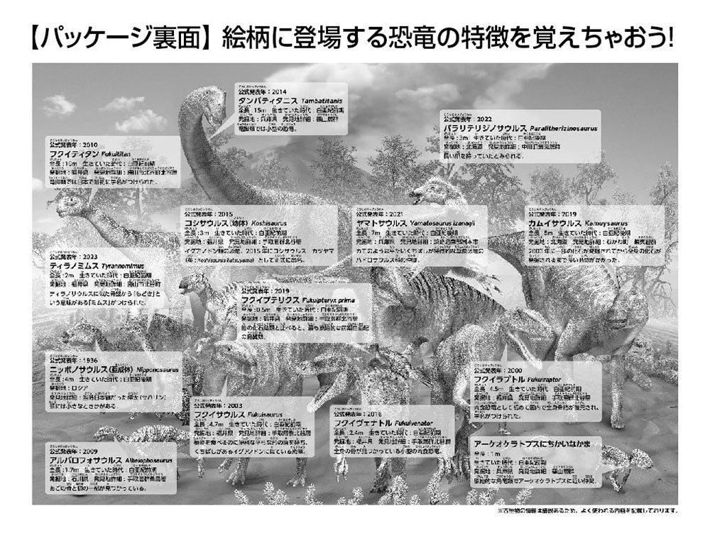 日本で発掘された恐竜