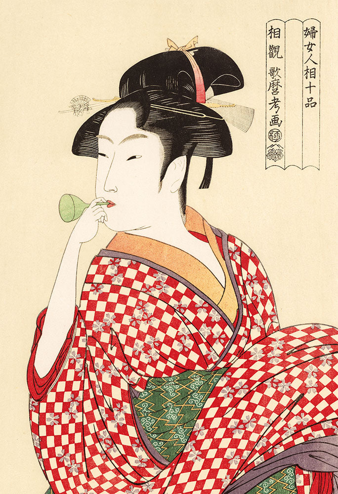 写楽・歌麿浮世絵セット ゴールドモールパネル(メイグリーン・ファインレッド)付き