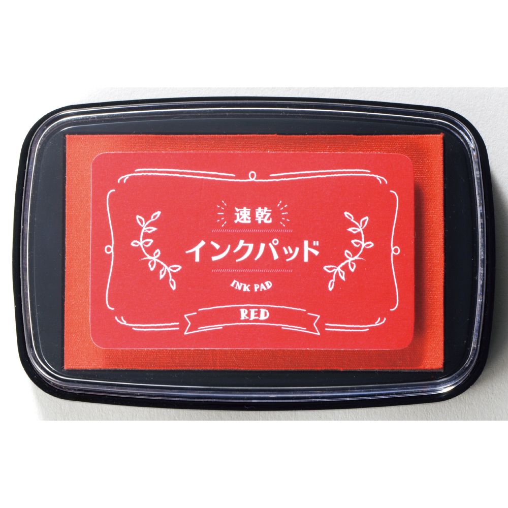速乾インクパッド レッド