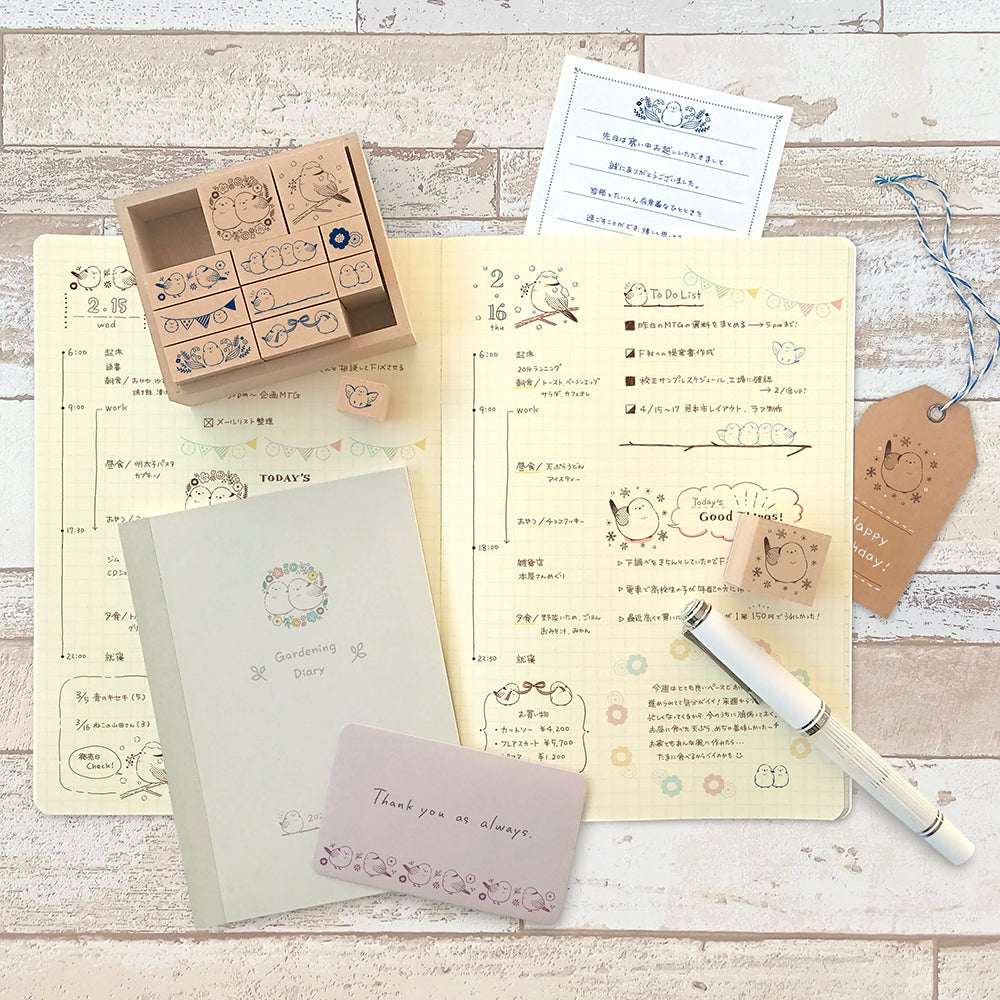 はんこセット シマエナガ