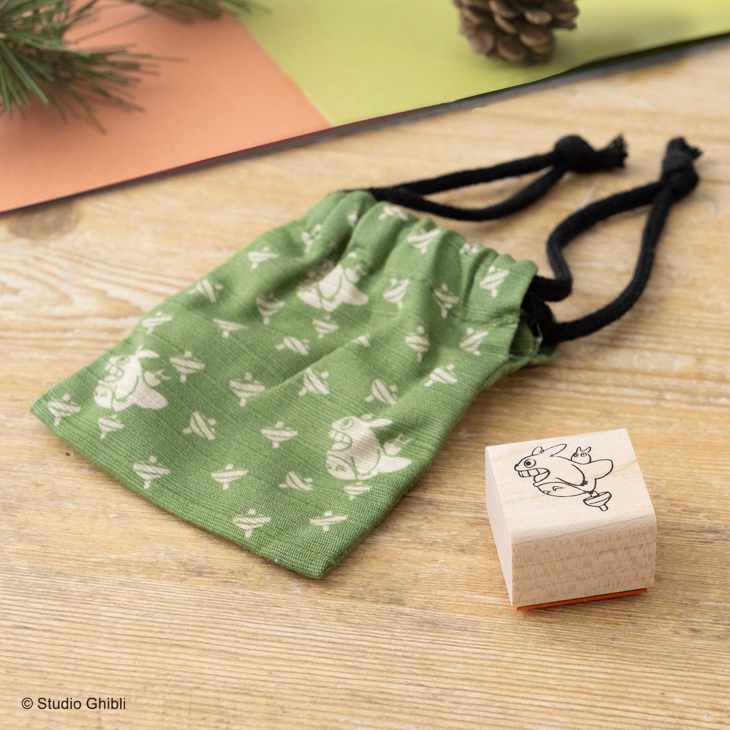 きんちゃく すたんぷ トトロとコマ