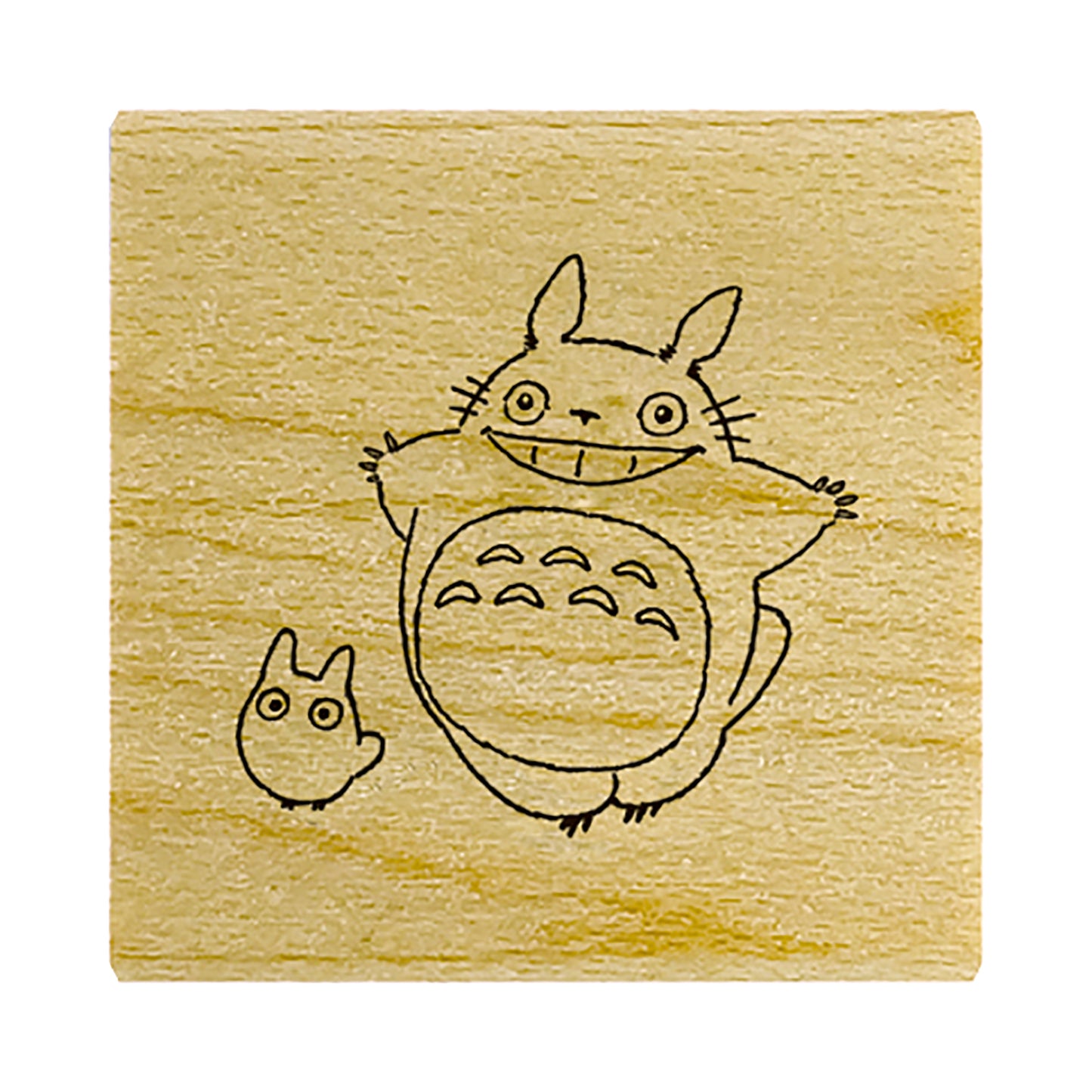 きんちゃく すたんぷ トトロと唐草模様