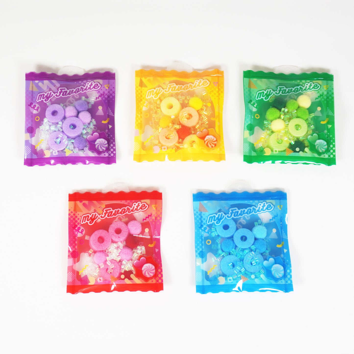 パウチャームリフィル カラフルセット