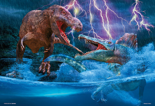水中からの猛攻撃　ティラノサウルス VS スピノサウルス