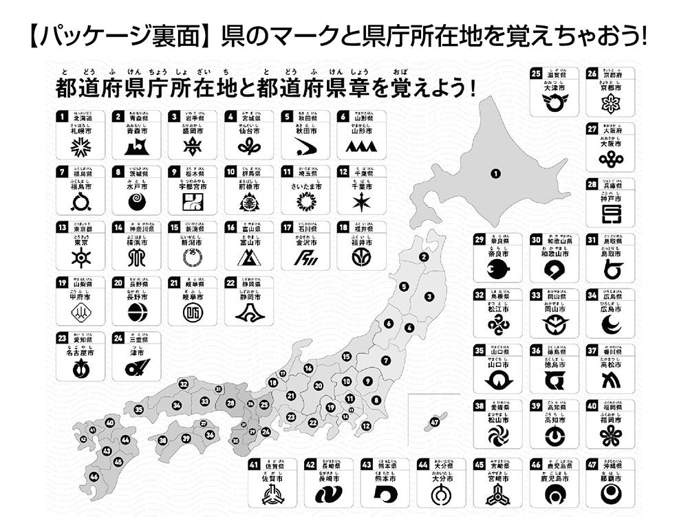 名産名物日本地図