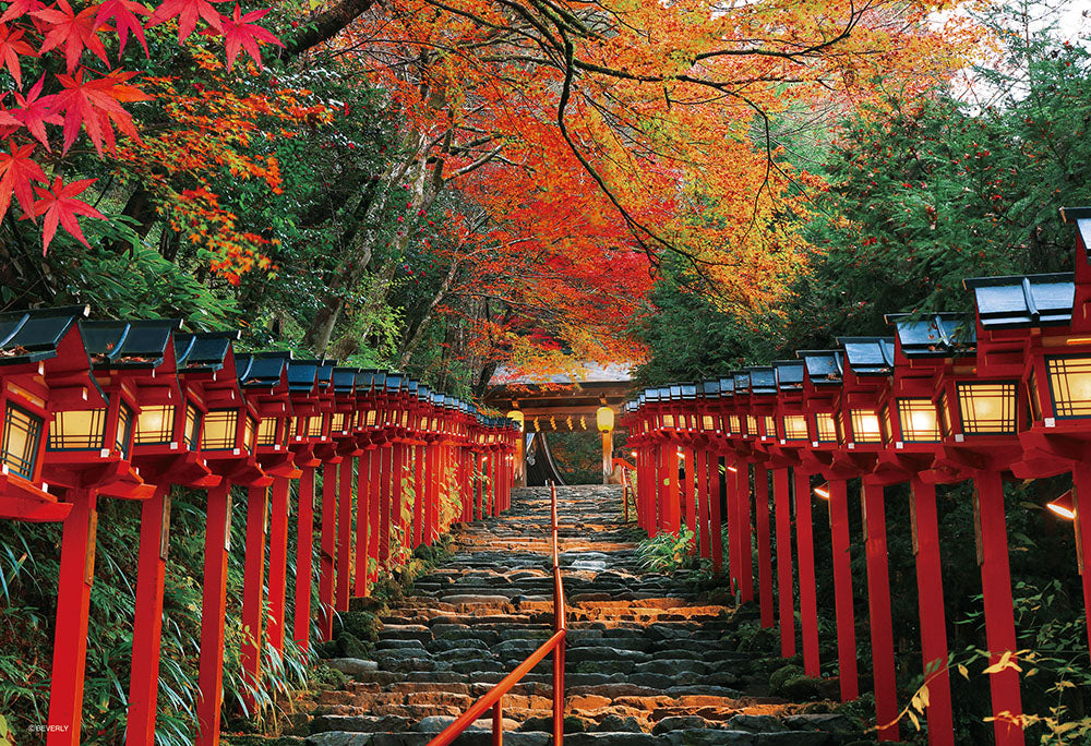 貴船神社もみじ灯篭