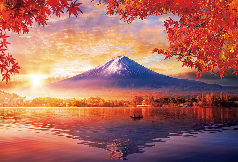 秋霧立つ富士と湖畔 – BEVERLY