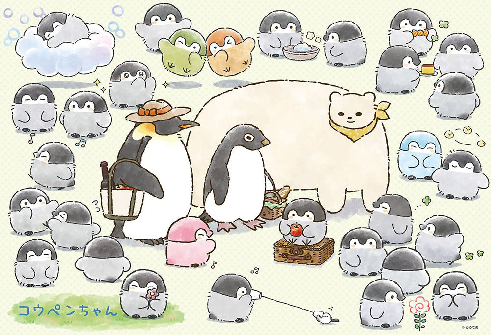 コウペンちゃん いっぱいいて、どこにでもいる