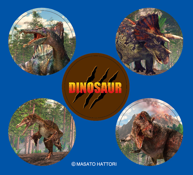 ポチ袋L 恐竜おおきさくらべ