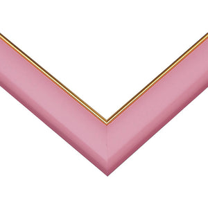 ゴールドモール木製パネル　ピンク(75×50)