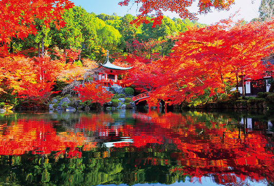 秋に色づく醍醐寺
