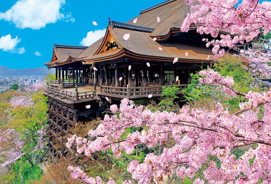 桜咲く清水寺