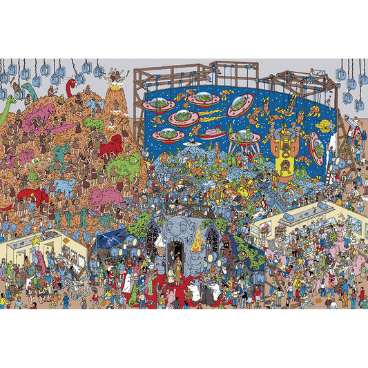 Where's Wally? 恐竜、エイリアン、おばけ