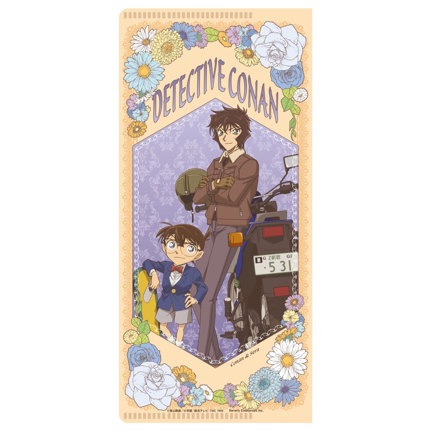 書けるマルチフォルダー 名探偵コナン ブルーフラワー