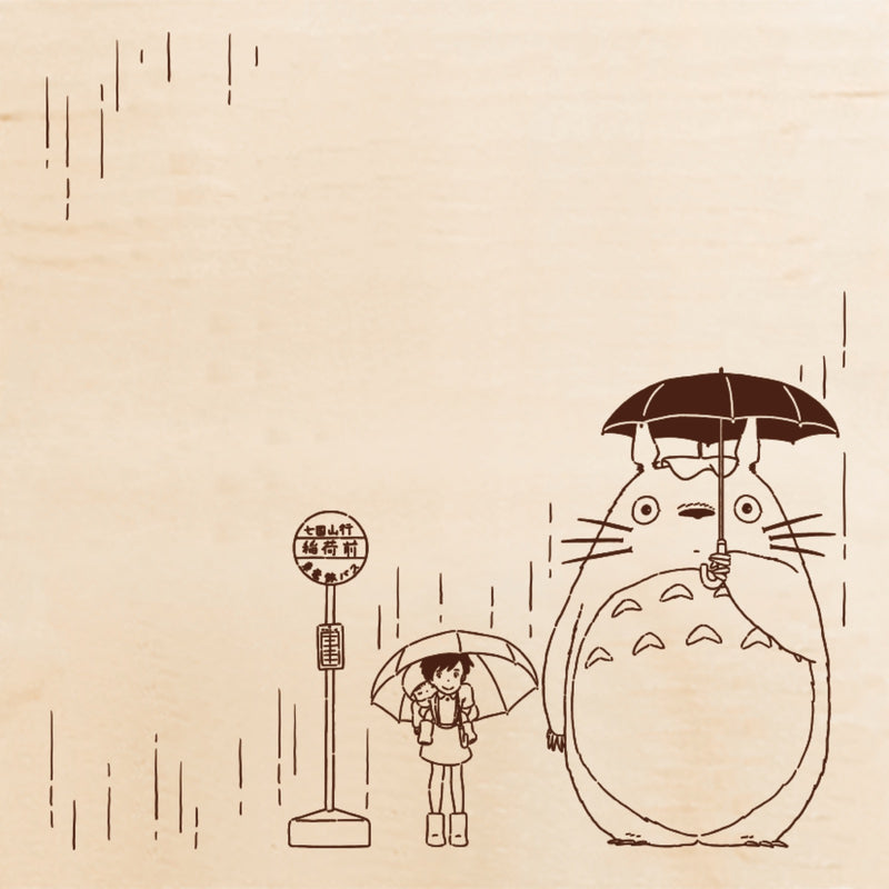 いろどりはんこ バス停／となりのトトロ