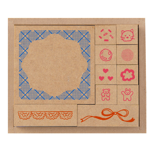 いろどりはんこばこ　ニコニコ