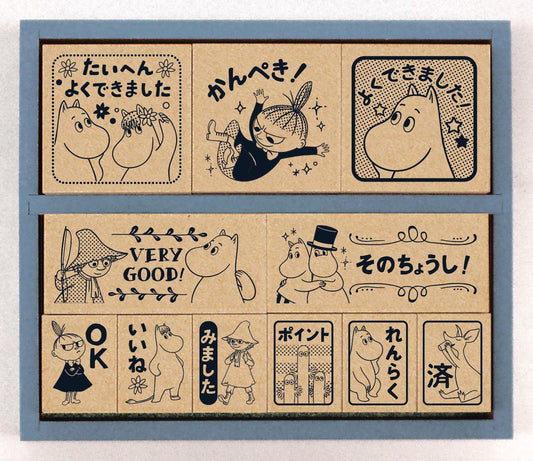 ムーミン谷のなかまたち 木製ごほうびスタンプ