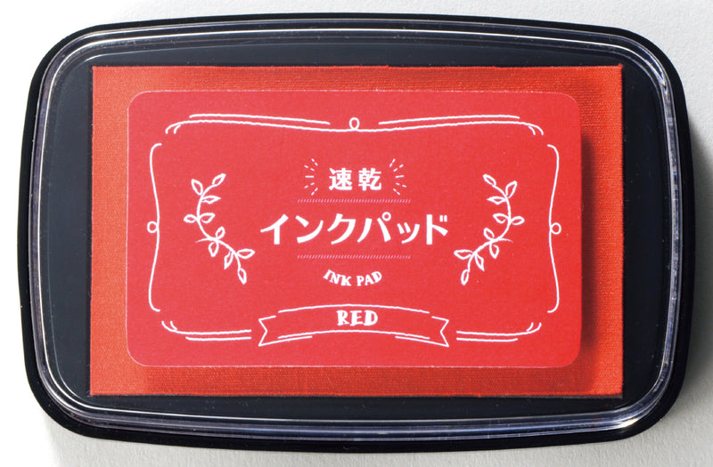 速乾インクパッド　レッド