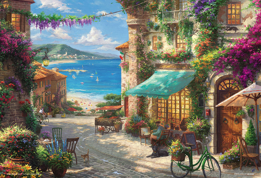 シチリアの花咲くカフェ