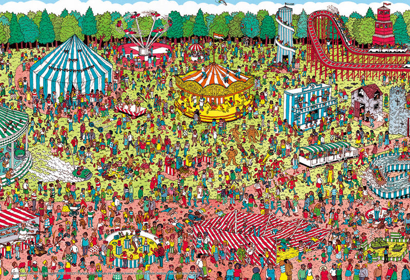 Where's Wally? 休日の遊園地