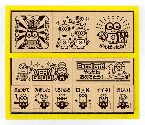 ミニオンズ　木製ごほうびスタンプ